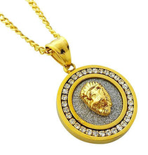 Load image into Gallery viewer, Father&#39;s Day! Circular Inspirational Pendant Necklace in 14K Gold - Four Options Available