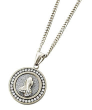 Load image into Gallery viewer, Father&#39;s Day Deal!  Micro-Pav&#39;e Crystal Pendant Necklace in 14K Gold- Multiple Options