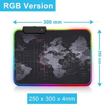 Load image into Gallery viewer, Gaming Mouse Pad RGB Mouse Pad Gamer Computer Mousepad RGB Backlit Mause Pad Large Mousepad XXL For Desk Keyboard LED Mice Mat