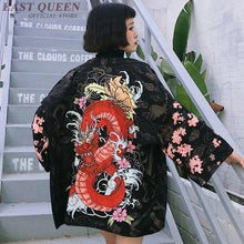 Load image into Gallery viewer, Traditional japanese kimonos cardigan kimono women 2019 summer japanese kimono yukata japanese kimono traditional AA3858 Y A