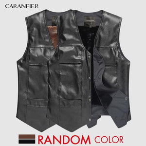 CARANFIER New Winter Motorcycle male Leather Jacket Men Windbreaker PU Jackets Male Outwear Warm PU Baseball Jackets Size 4XL