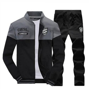 Free Shipping New Men Sets Fashion Spring Autumn Sporting Suit Sweatshirt +Sweatpants Mens Clothing 2 Pieces Sets Slim Tracksuit