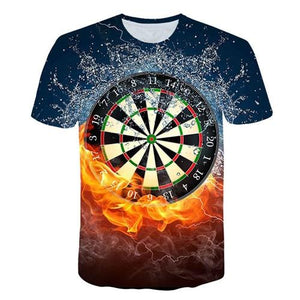 funny t shirts Summer 2019 men's clothing brand o-neck clock jacket beer short-sleeved 3d t shirt digital printing T-shirt large