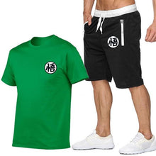 Load image into Gallery viewer, Summer Short Sets Men Casual Suits Sportswear Tracksuit cotton t-shirt+shorts high quality Casual Hip hop print brand clothing