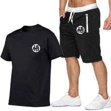 Load image into Gallery viewer, Summer Short Sets Men Casual Suits Sportswear Tracksuit cotton t-shirt+shorts high quality Casual Hip hop print brand clothing