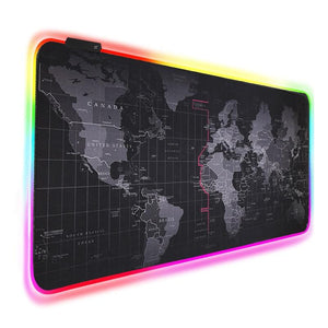 Gaming Mouse Pad RGB Mouse Pad Gamer Computer Mousepad RGB Backlit Mause Pad Large Mousepad XXL For Desk Keyboard LED Mice Mat