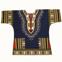 Load image into Gallery viewer, Dashiki fashion design African traditional printed 100% cotton Dashiki T-shirts for unisex Tribal Ethnic Succunct Hippie 2019