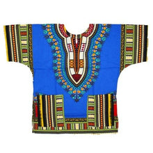 Load image into Gallery viewer, Dashiki fashion design African traditional printed 100% cotton Dashiki T-shirts for unisex Tribal Ethnic Succunct Hippie 2019