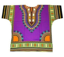 Load image into Gallery viewer, Dashiki fashion design African traditional printed 100% cotton Dashiki T-shirts for unisex Tribal Ethnic Succunct Hippie 2019