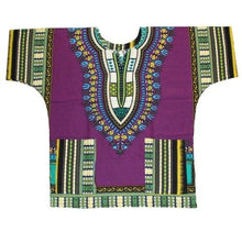 Load image into Gallery viewer, Dashiki fashion design African traditional printed 100% cotton Dashiki T-shirts for unisex Tribal Ethnic Succunct Hippie 2019