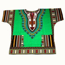 Load image into Gallery viewer, Dashiki fashion design African traditional printed 100% cotton Dashiki T-shirts for unisex Tribal Ethnic Succunct Hippie 2019