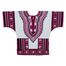 Load image into Gallery viewer, Dashiki fashion design African traditional printed 100% cotton Dashiki T-shirts for unisex Tribal Ethnic Succunct Hippie 2019