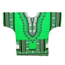 Load image into Gallery viewer, Dashiki fashion design African traditional printed 100% cotton Dashiki T-shirts for unisex Tribal Ethnic Succunct Hippie 2019