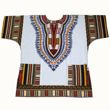 Load image into Gallery viewer, Dashiki fashion design African traditional printed 100% cotton Dashiki T-shirts for unisex Tribal Ethnic Succunct Hippie 2019