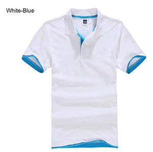 URSPORTTECH Men's Polo Shirt For Men Desiger Polos Men Cotton Short Sleeve shirt Clothes jerseys golftennis Plus Size XS- XXXL