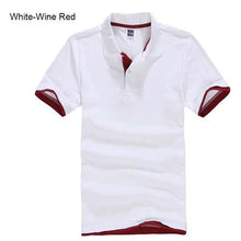 Load image into Gallery viewer, URSPORTTECH Men&#39;s Polo Shirt For Men Desiger Polos Men Cotton Short Sleeve shirt Clothes jerseys golftennis Plus Size XS- XXXL