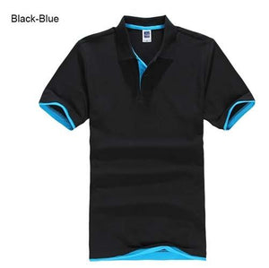 URSPORTTECH Men's Polo Shirt For Men Desiger Polos Men Cotton Short Sleeve shirt Clothes jerseys golftennis Plus Size XS- XXXL