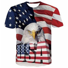 Load image into Gallery viewer, ONSEME Funny Beer Time Letters T Shirts Tee Religion Buddha Print Tshirts Men/Women Cool USA Flag Eagle 3D T Shirt Tees Dropship