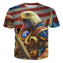 Load image into Gallery viewer, ONSEME Funny Beer Time Letters T Shirts Tee Religion Buddha Print Tshirts Men/Women Cool USA Flag Eagle 3D T Shirt Tees Dropship