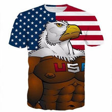 Load image into Gallery viewer, ONSEME Funny Beer Time Letters T Shirts Tee Religion Buddha Print Tshirts Men/Women Cool USA Flag Eagle 3D T Shirt Tees Dropship