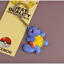 Load image into Gallery viewer, 3D Anime Pokemon Go Key Ring Pikachu Keychain Pocket Monsters Key Holder Pendant Mini Charmander Squirtle Eevee Vulpix Figures