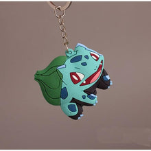 Load image into Gallery viewer, 3D Anime Pokemon Go Key Ring Pikachu Keychain Pocket Monsters Key Holder Pendant Mini Charmander Squirtle Eevee Vulpix Figures