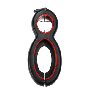 6 in 1 Multi Function Twist Bottle Opener, All in One Jar Gripper Can Wine Beer Lid Twist Off Jar Opener Claw