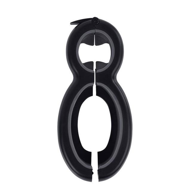 6 in 1 Multi Function Twist Bottle Opener, All in One Jar Gripper Can Wine Beer Lid Twist Off Jar Opener Claw