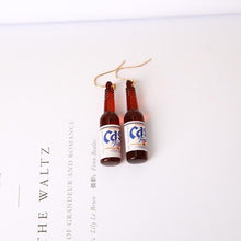 Load image into Gallery viewer, Personalized mineral water bottles earring beer bottles cute simple and elegant earring two style 4 colors fashion ear