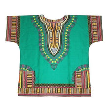 Load image into Gallery viewer, Dashiki fashion design African traditional printed 100% cotton Dashiki T-shirts for unisex Tribal Ethnic Succunct Hippie 2019