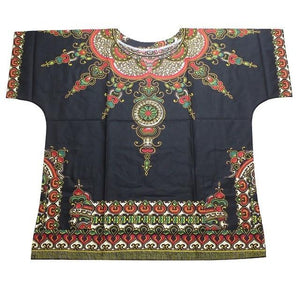 Dashiki fashion design African traditional printed 100% cotton Dashiki T-shirts for unisex Tribal Ethnic Succunct Hippie 2019