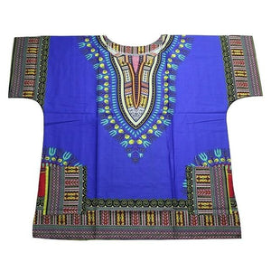 Dashiki fashion design African traditional printed 100% cotton Dashiki T-shirts for unisex Tribal Ethnic Succunct Hippie 2019