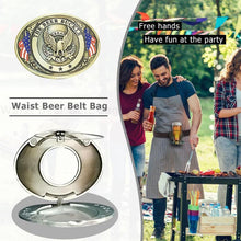 Load image into Gallery viewer, 10.2x8cm Outdoor Metal Beer Head Belt Funny Bottle Buckle for Camping Picnic Wine Can Holder 2019 Outdoor Tableware Dropshipping