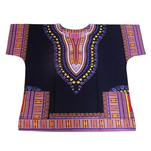 Dashiki fashion design African traditional printed 100% cotton Dashiki T-shirts for unisex Tribal Ethnic Succunct Hippie 2019