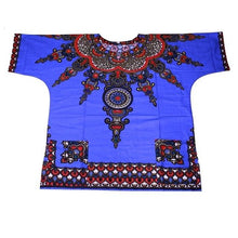 Load image into Gallery viewer, Dashiki fashion design African traditional printed 100% cotton Dashiki T-shirts for unisex Tribal Ethnic Succunct Hippie 2019