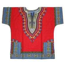 Load image into Gallery viewer, Dashiki fashion design African traditional printed 100% cotton Dashiki T-shirts for unisex Tribal Ethnic Succunct Hippie 2019