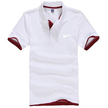 Load image into Gallery viewer, New men&#39;s polo shirts high-quality cotton short-sleeved shirts breathable solid polo shirts summer casual business men&#39;s wear