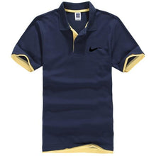 Load image into Gallery viewer, New men&#39;s polo shirts high-quality cotton short-sleeved shirts breathable solid polo shirts summer casual business men&#39;s wear