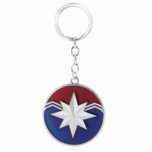 Load image into Gallery viewer, RJ Avengers 4 Mjolnir Infinity War Thor Stormbreaker Axe Keychains Loki Mask The Dark World Carol Danvers Car Keyring Jewelry