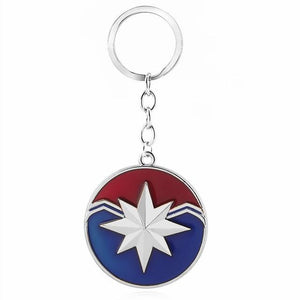 RJ Avengers 4 Mjolnir Infinity War Thor Stormbreaker Axe Keychains Loki Mask The Dark World Carol Danvers Car Keyring Jewelry