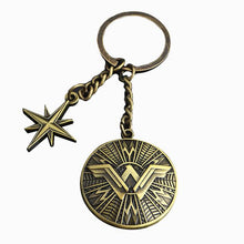 Load image into Gallery viewer, RJ Avengers 4 Mjolnir Infinity War Thor Stormbreaker Axe Keychains Loki Mask The Dark World Carol Danvers Car Keyring Jewelry