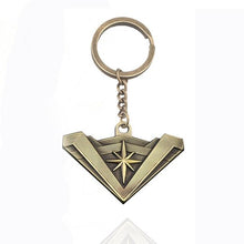 Load image into Gallery viewer, RJ Avengers 4 Mjolnir Infinity War Thor Stormbreaker Axe Keychains Loki Mask The Dark World Carol Danvers Car Keyring Jewelry