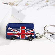 Load image into Gallery viewer, London Red&amp;Blue Bus Key organizer Mail Box Key Holder Key Pendant Keychain Souvenir Gifts For Men Key chain Key Ring keyring