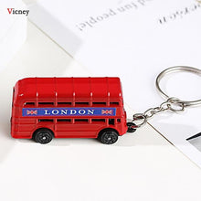 Load image into Gallery viewer, London Red&amp;Blue Bus Key organizer Mail Box Key Holder Key Pendant Keychain Souvenir Gifts For Men Key chain Key Ring keyring