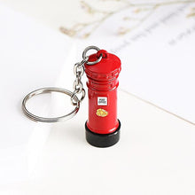 Load image into Gallery viewer, London Red&amp;Blue Bus Key organizer Mail Box Key Holder Key Pendant Keychain Souvenir Gifts For Men Key chain Key Ring keyring