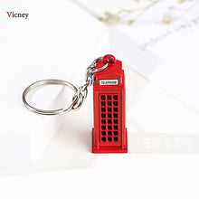 Load image into Gallery viewer, London Red&amp;Blue Bus Key organizer Mail Box Key Holder Key Pendant Keychain Souvenir Gifts For Men Key chain Key Ring keyring