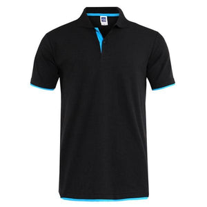 Mens Polo Shirt Brands Clothing 2019 Short Sleeve Summer Shirt Man Black Cotton Poloshirt Men Plus Size Polo Shirts