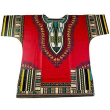 Load image into Gallery viewer, Dashiki fashion design African traditional printed 100% cotton Dashiki T-shirts for unisex Tribal Ethnic Succunct Hippie 2019