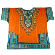 Load image into Gallery viewer, Dashiki fashion design African traditional printed 100% cotton Dashiki T-shirts for unisex Tribal Ethnic Succunct Hippie 2019