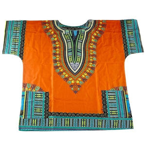 Dashiki fashion design African traditional printed 100% cotton Dashiki T-shirts for unisex Tribal Ethnic Succunct Hippie 2019